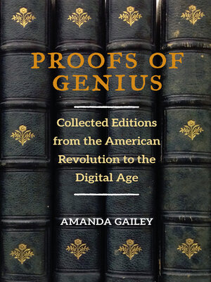 cover image of Proofs of Genius